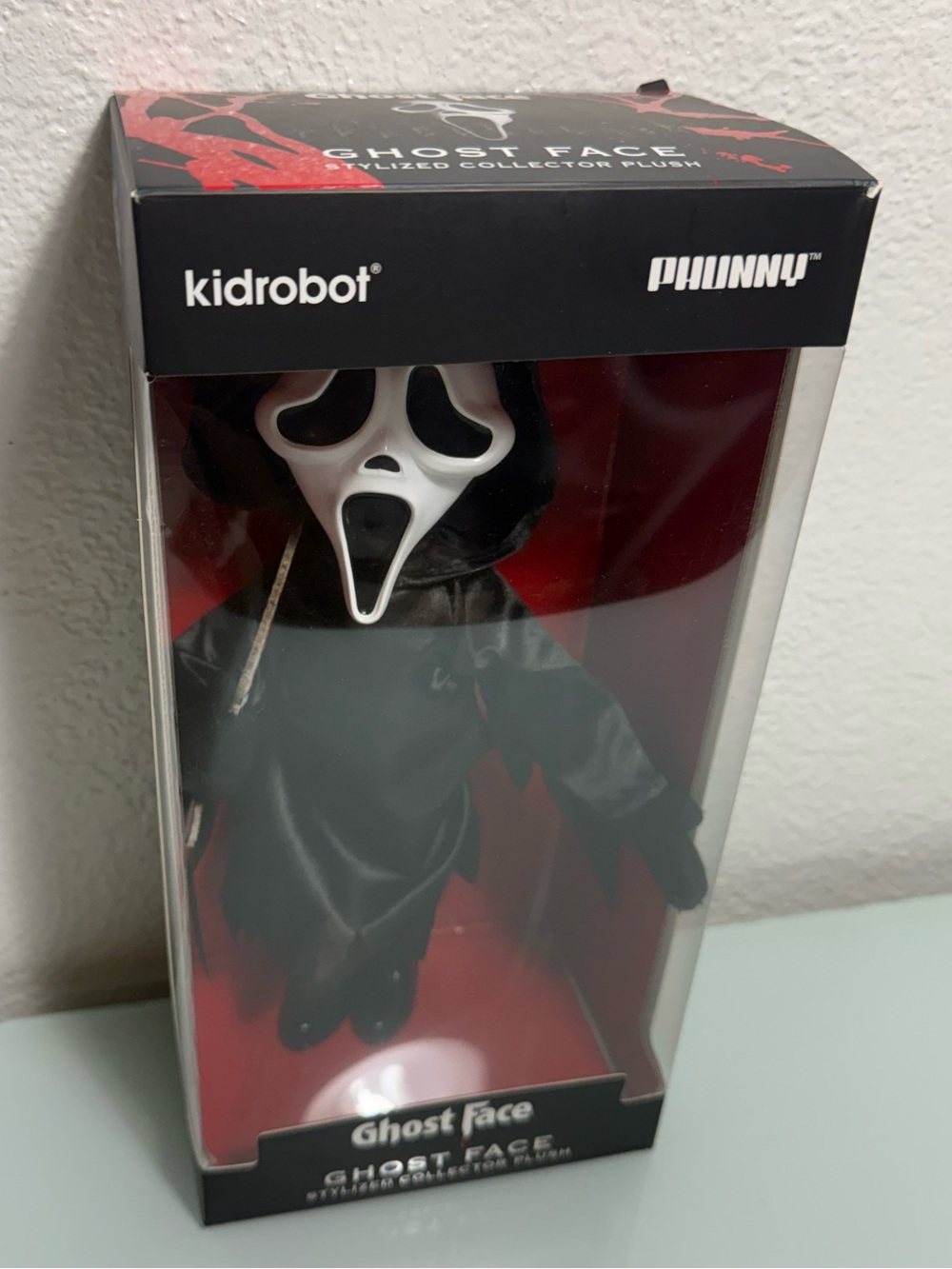 Kidrobot Ghost Face Scream 11" Vinyl Face Collector Plush Figure NIB